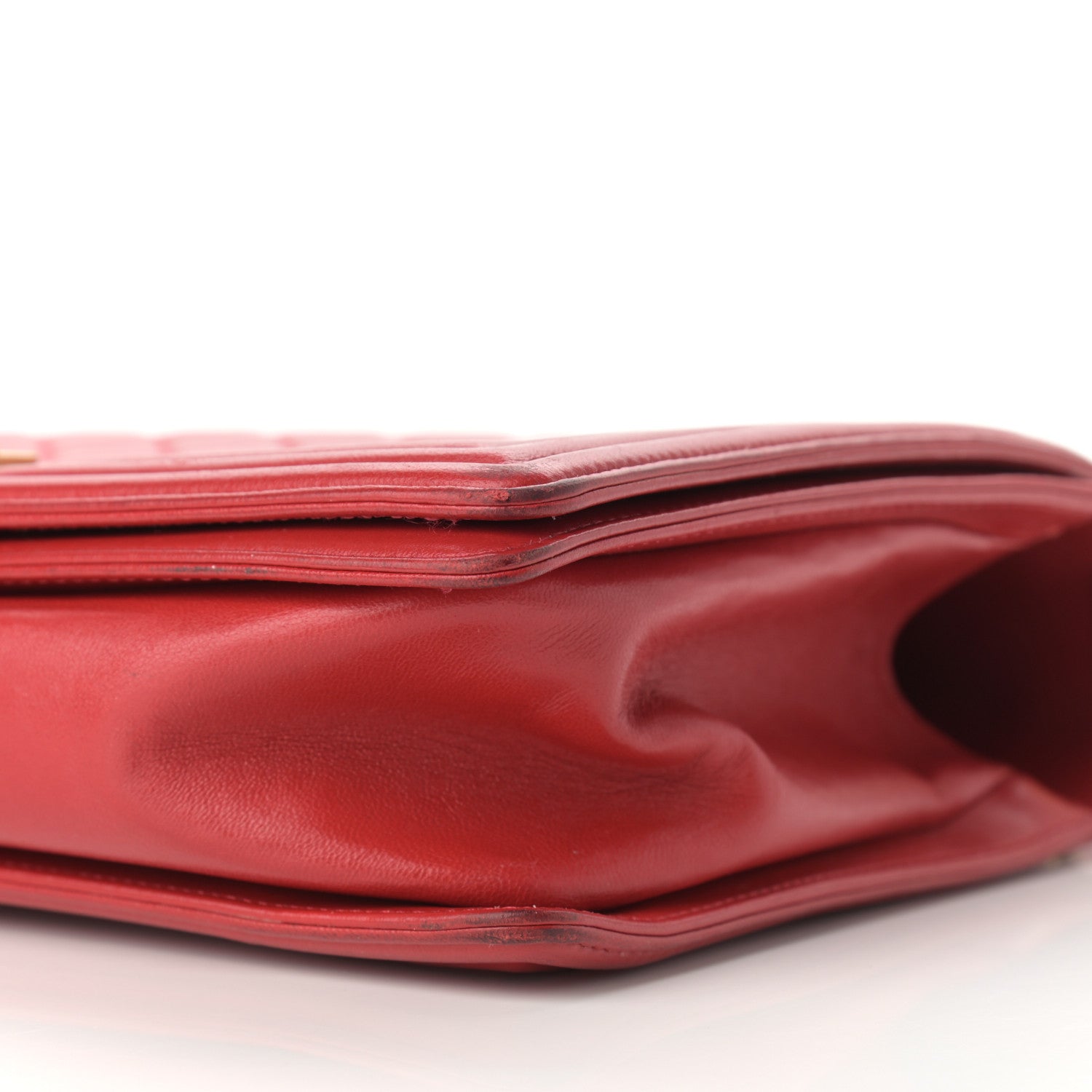 Chanel Lambskin Quilted New Medium Boy Flap Red 10 of 12