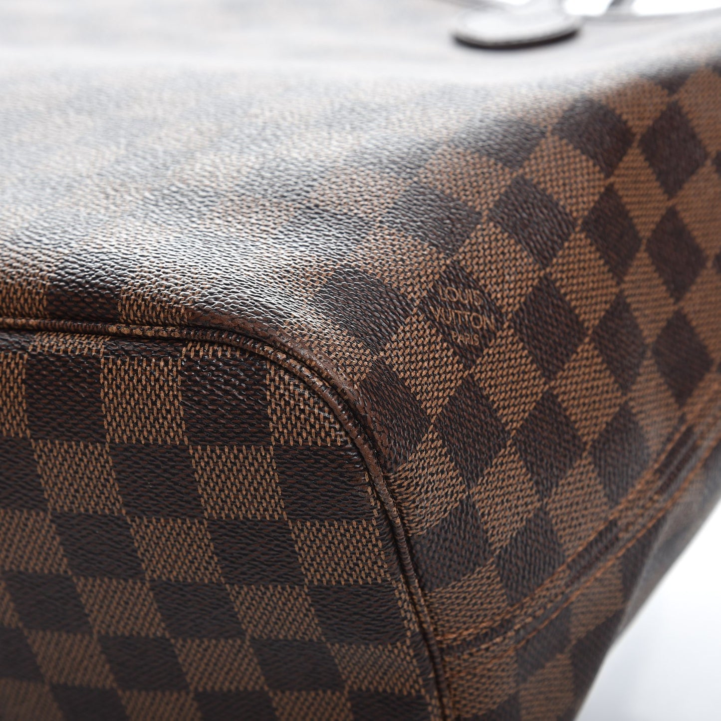 Damier Ebene Neo Neverfull MM Rose Ballerine