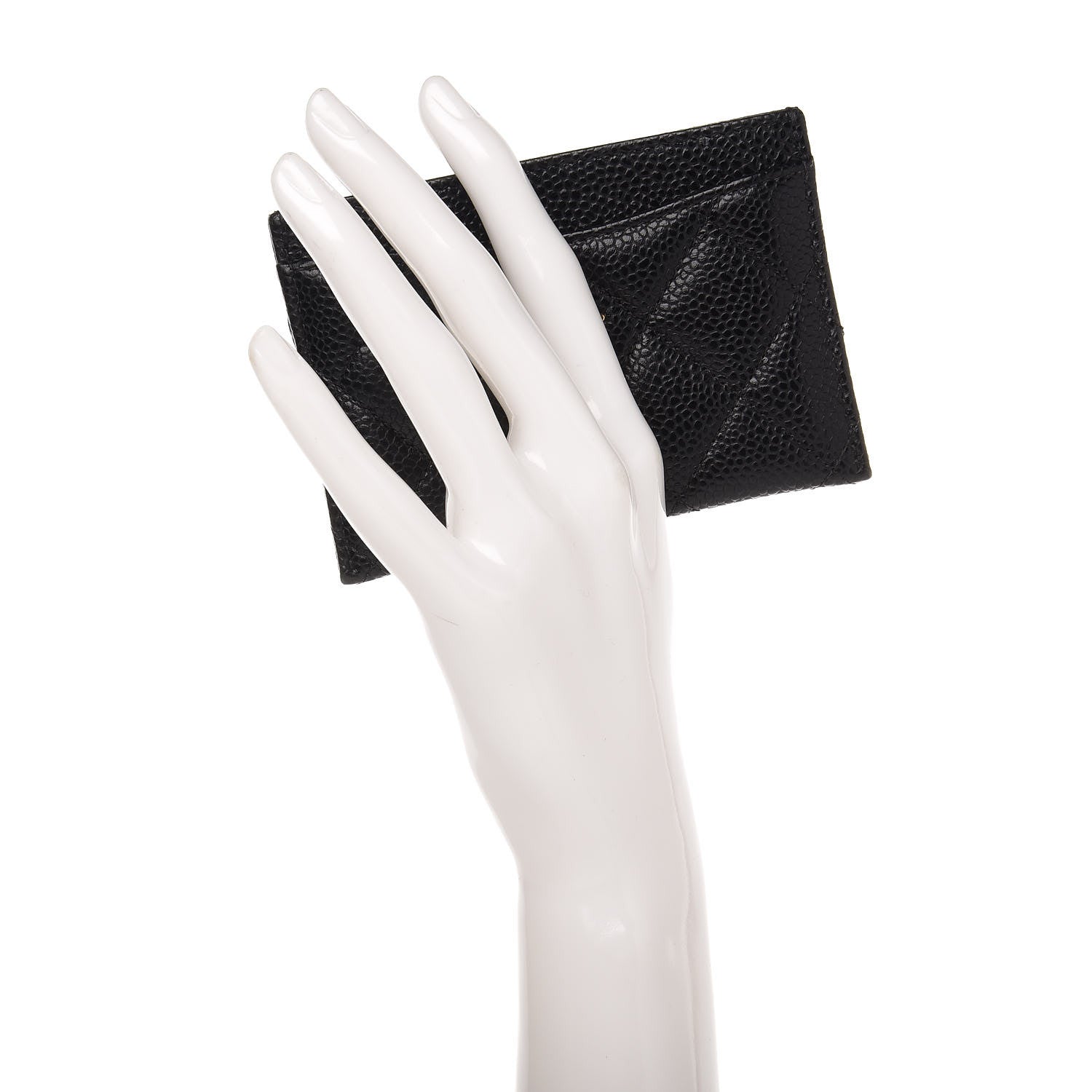 Chanel Caviar Quilted Card Holder Black 2 of 9