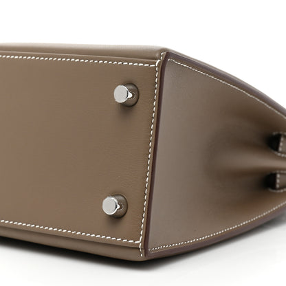 Hermes Swift Kelly Padded Sellier 25 Etoupe 7 of 7