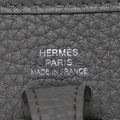 Hermes Taurillon Clemence Amazone Evelyne TPM Etain Cuivre 6 of 6