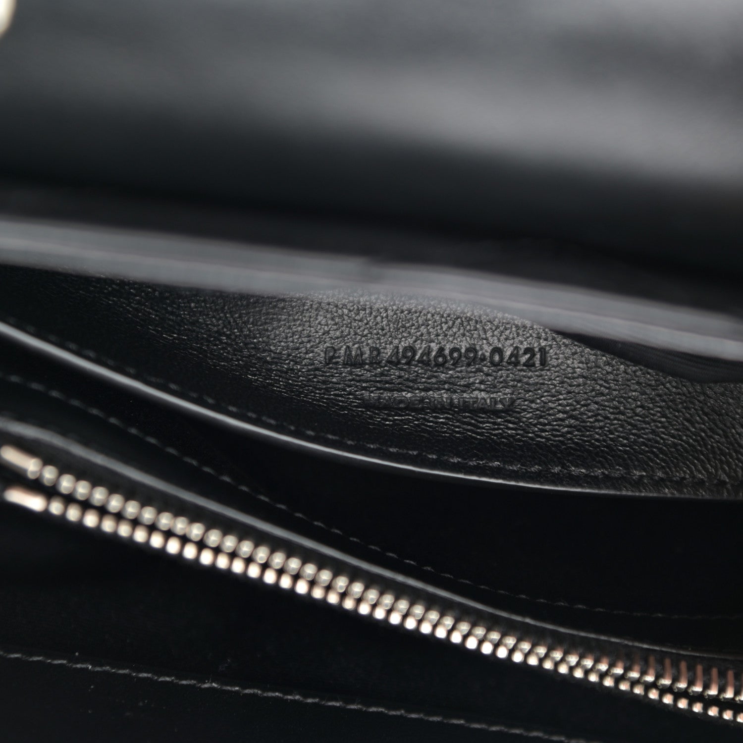 Saint Laurent Calfskin Y Quilted Monogram Small Loulou Chain Satchel Black 8 of 9