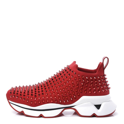 Christian Louboutin Neoprene Spike Sock Donna Flat Sneakers 40 Loubi 1 of 11