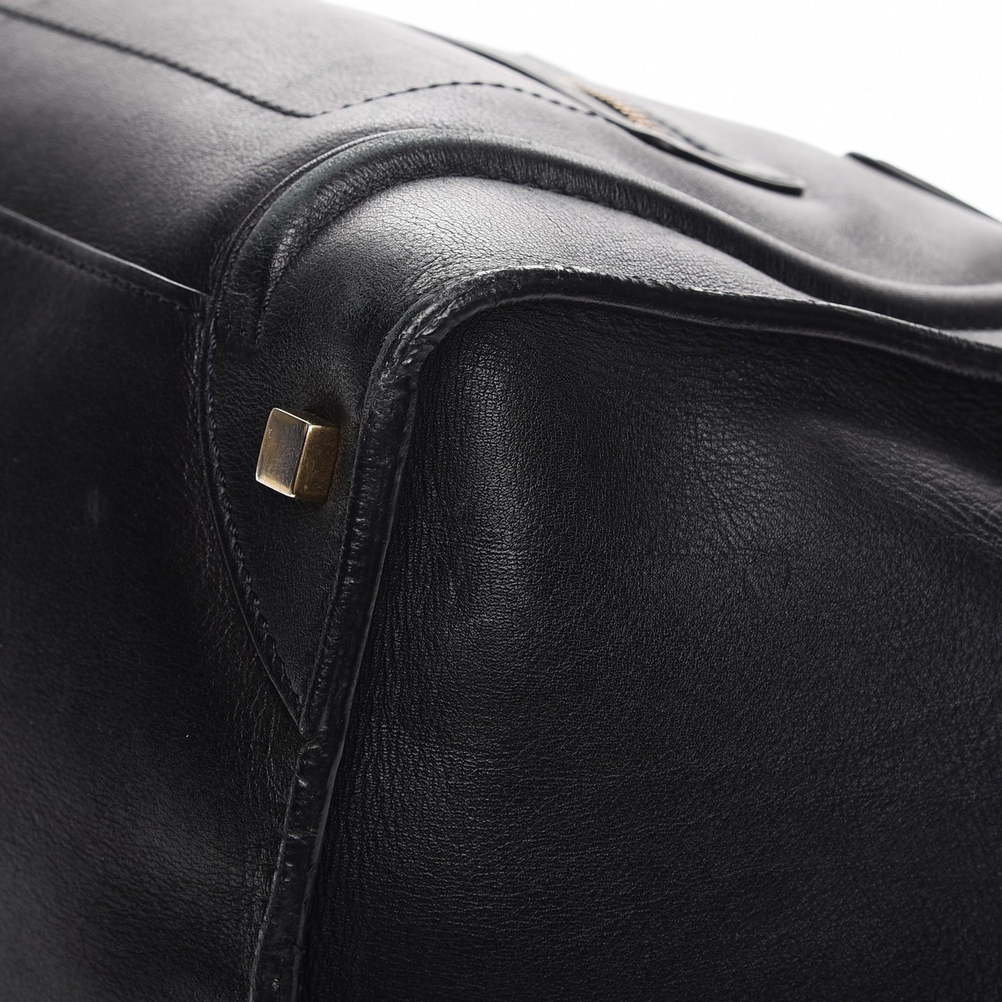 Smooth Calfskin Mini Luggage Black