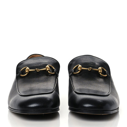 Gucci Goatskin Mens Horsebit Loafers 8.5 Black 2 of 9