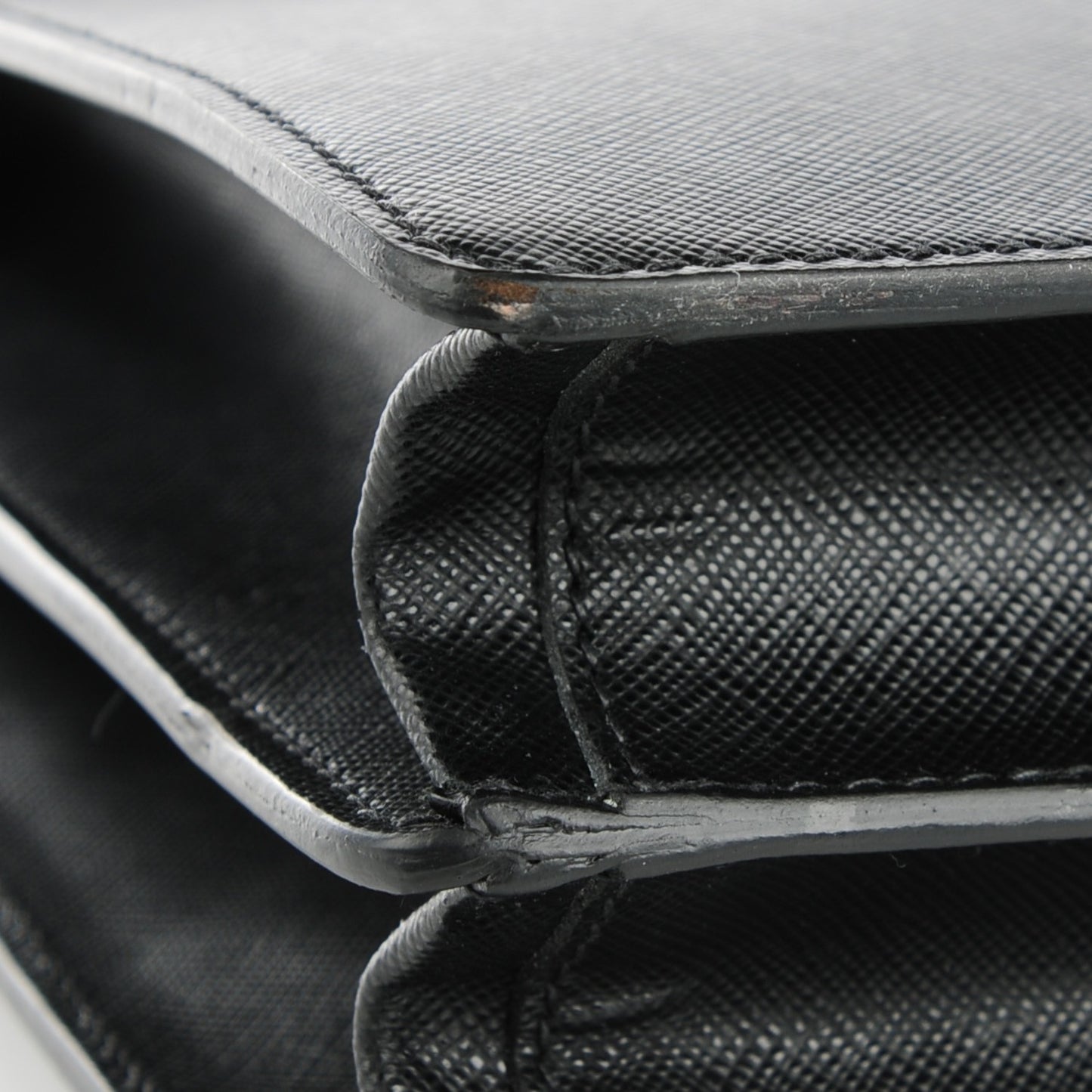 Saffiano Briefcase Nero Black
