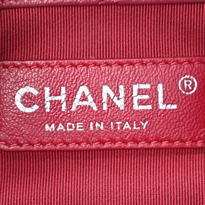 Chanel Aged Calfskin Quilted Small Gabrielle Backpack Dark Pink 6 of 12
