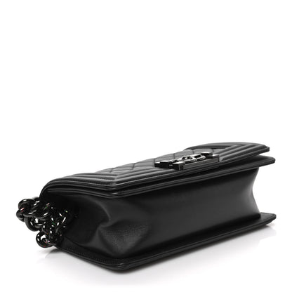 Chanel Calfskin Quilted Small Boy Flap So Black 4 of 7