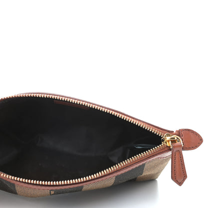 Fendi Pequin Pouch Tobacco Beige 5 of 9