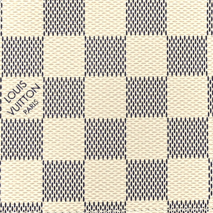 Louis Vuitton Damier Azur Felicie Chain Wallet Zippered Insert Rose Ballerine 7 of 7
