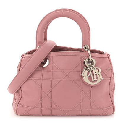 Christian Dior Lambskin Cannage Granville Polochon Light Pink 1 of 15