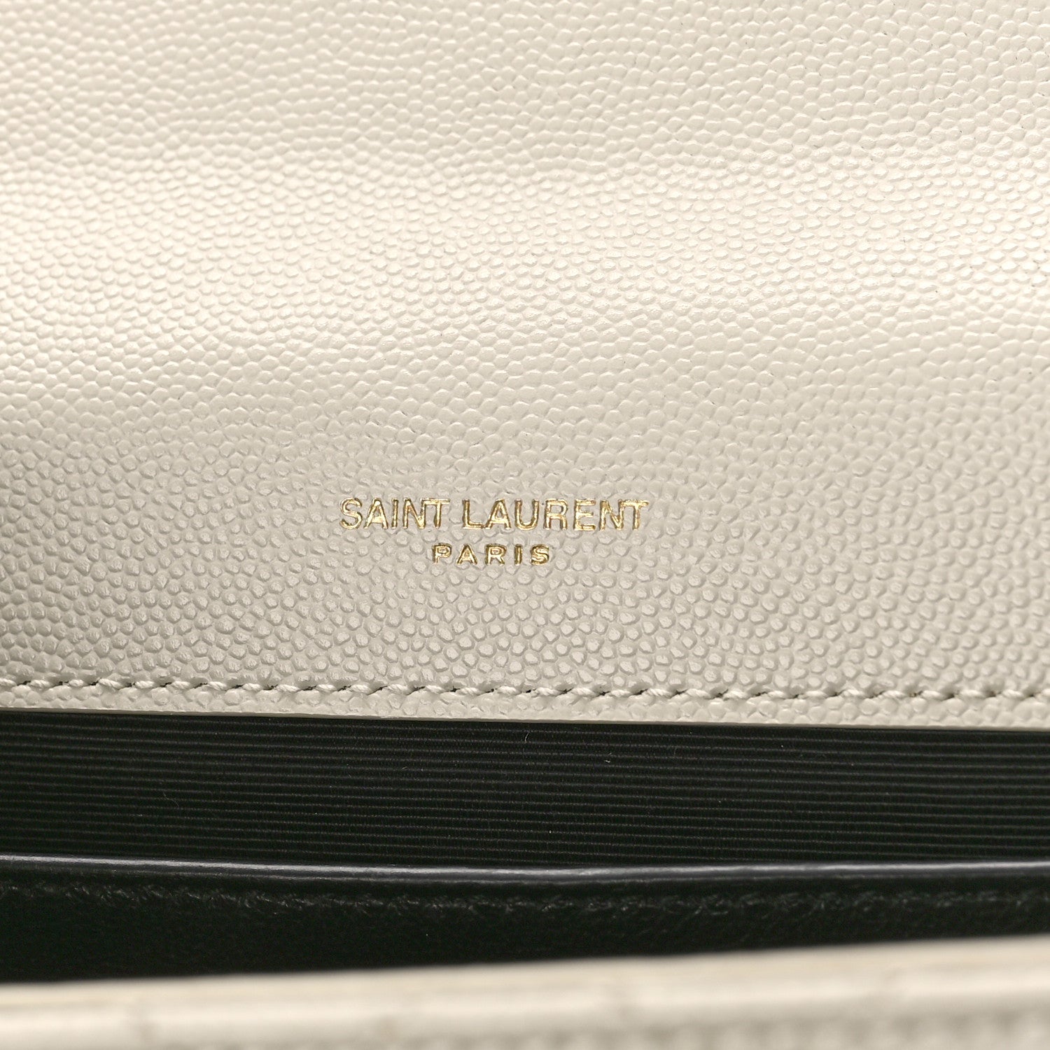 Saint Laurent Grain De Poudre Textured Mixed Matelasse Triquilt Medium Monogram Satchel Crema Soft 12 of 21