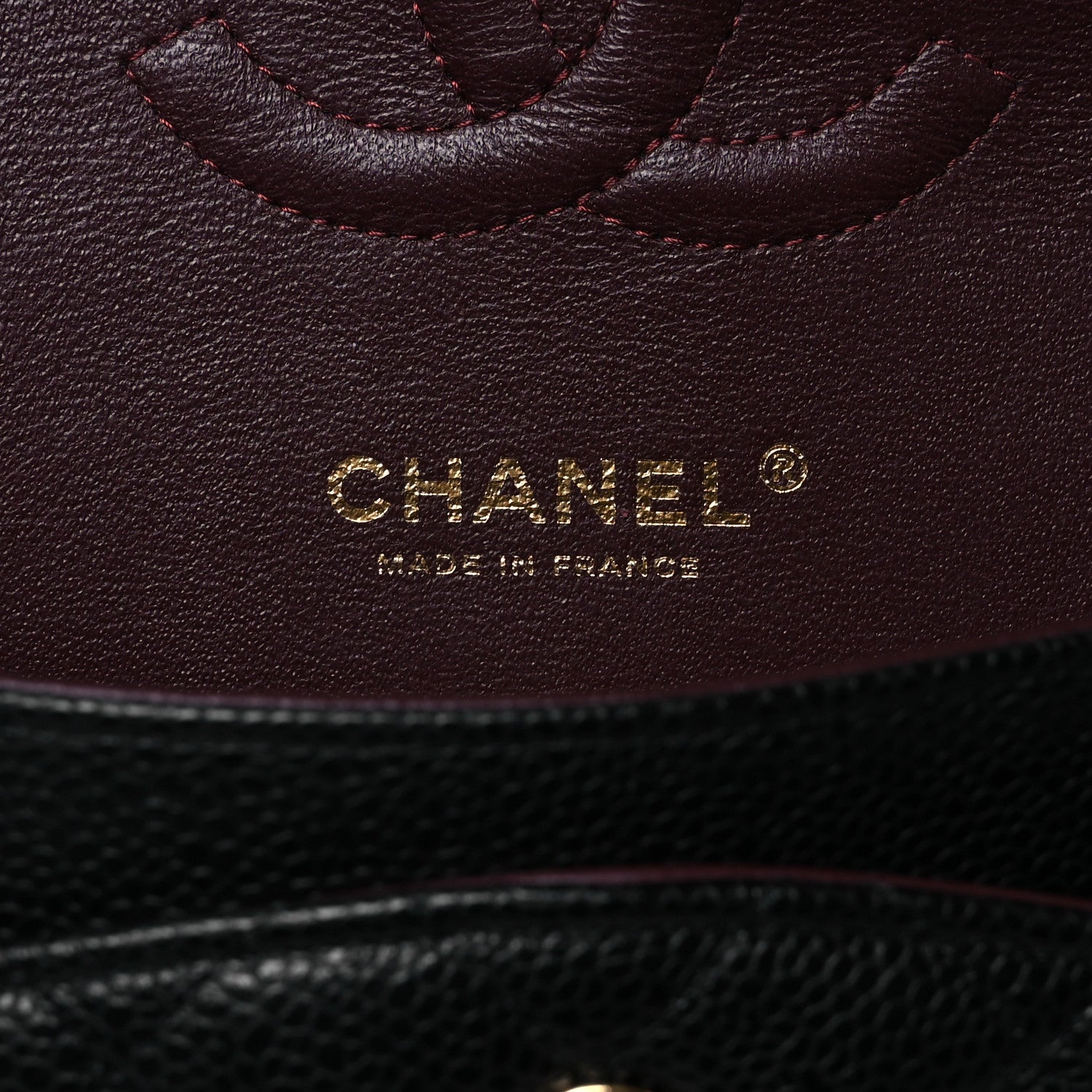 Chanel Caviar Quilted Medium Double Flap Black 6 of 12