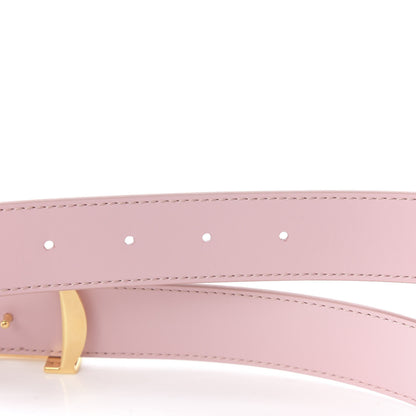 Louis Vuitton Damier Azur 30mm LV Initiales Reversible Belt 80 32 Pink 2 of 4
