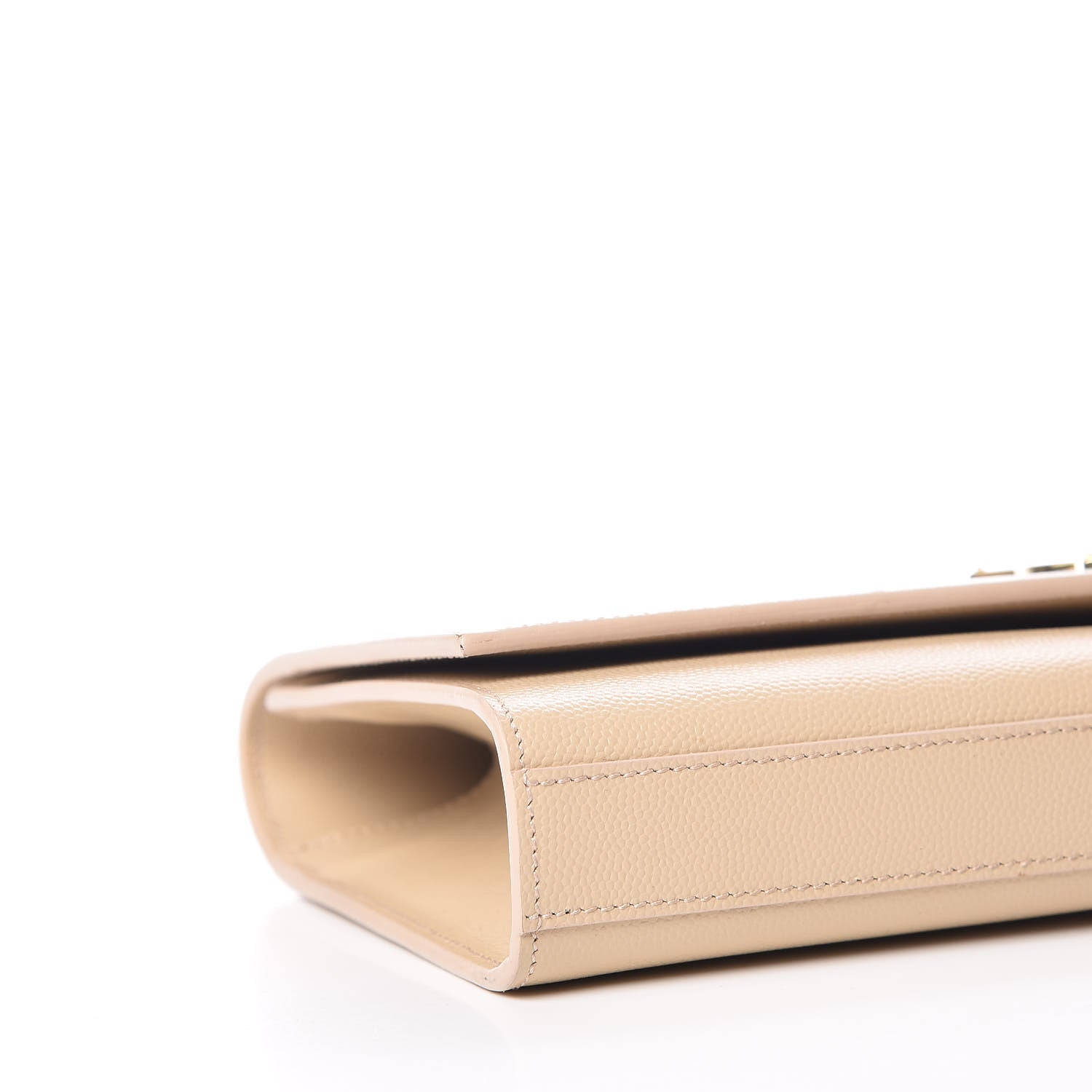 Saint Laurent Grain De Poudre Classic Monogram Cassandre Clutch Nude Powder 5 of 12