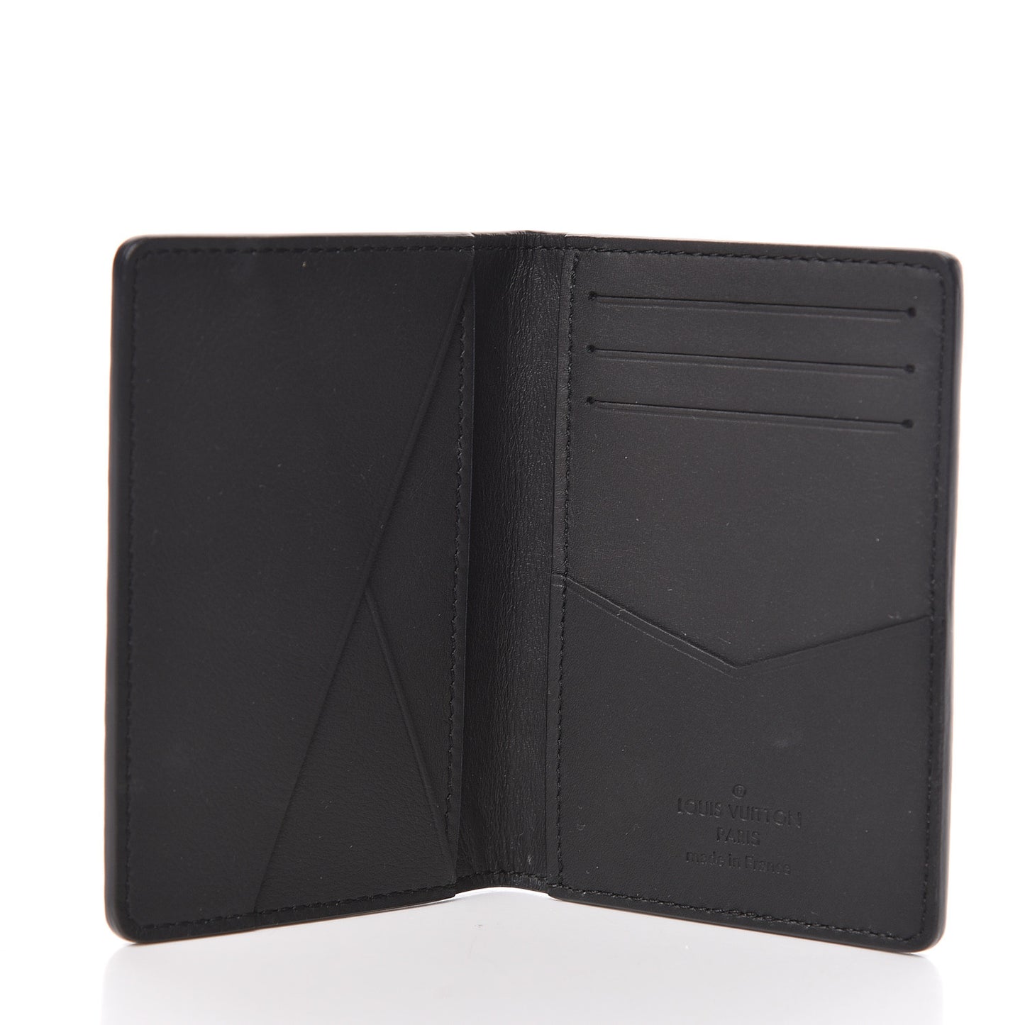 Taurillon Monogram Pocket Organizer Black