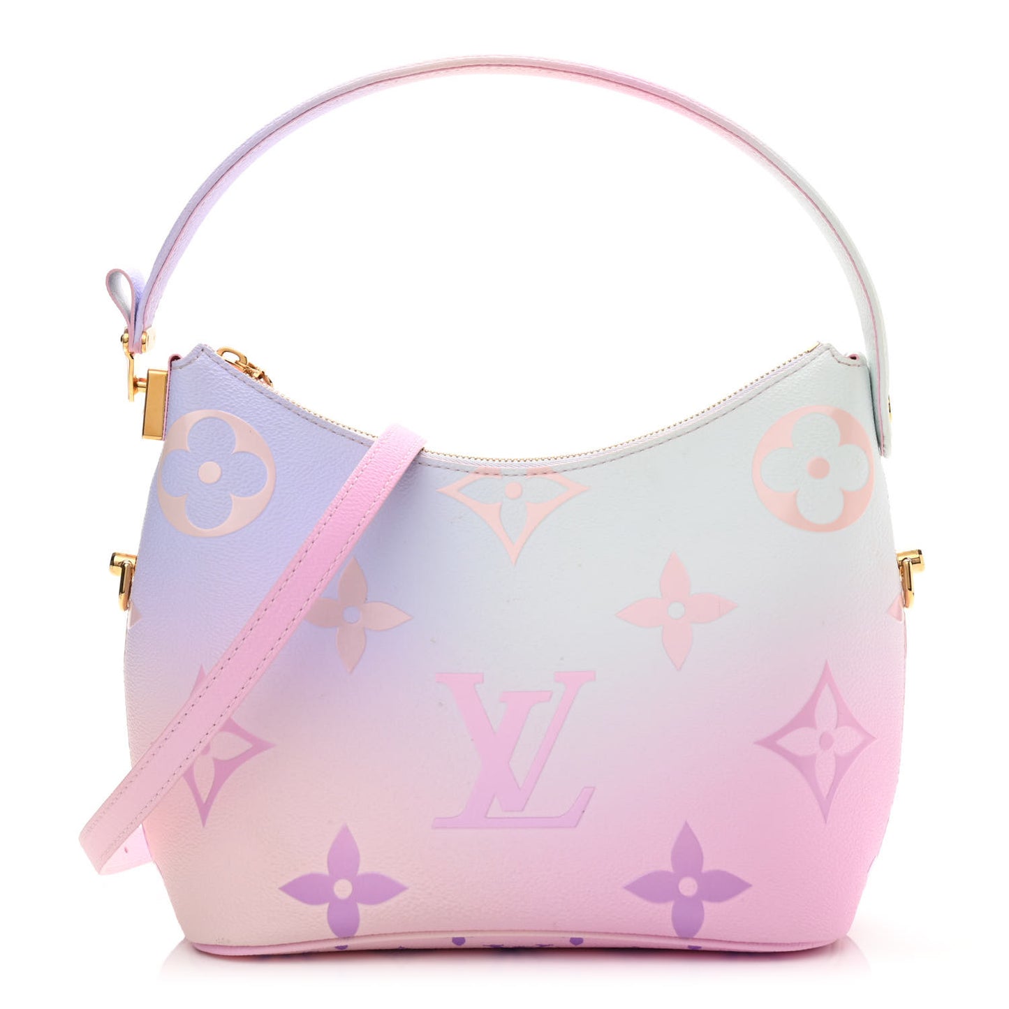 Monogram Giant Spring In The City Marshmallow Hobo PM Sunrise Pastel