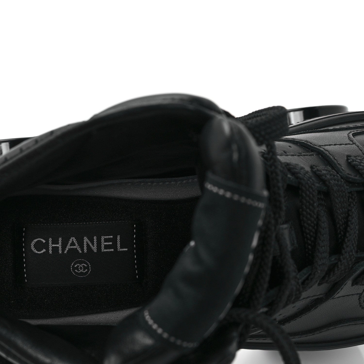 Chanel Calfskin Womens Roller Skates 38 Black 9 of 11