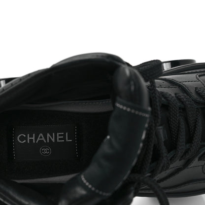 Chanel Calfskin Womens Roller Skates 38 Black 9 of 11