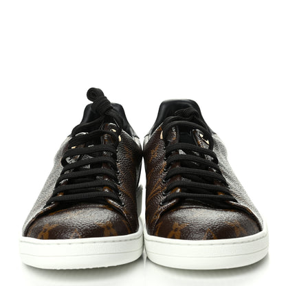 Louis Vuitton Patent Monogram Frontrow Sneakers 2 of 9