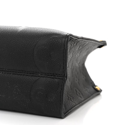Louis Vuitton Empreinte Monogram Giant Onthego PM Black 9 of 11