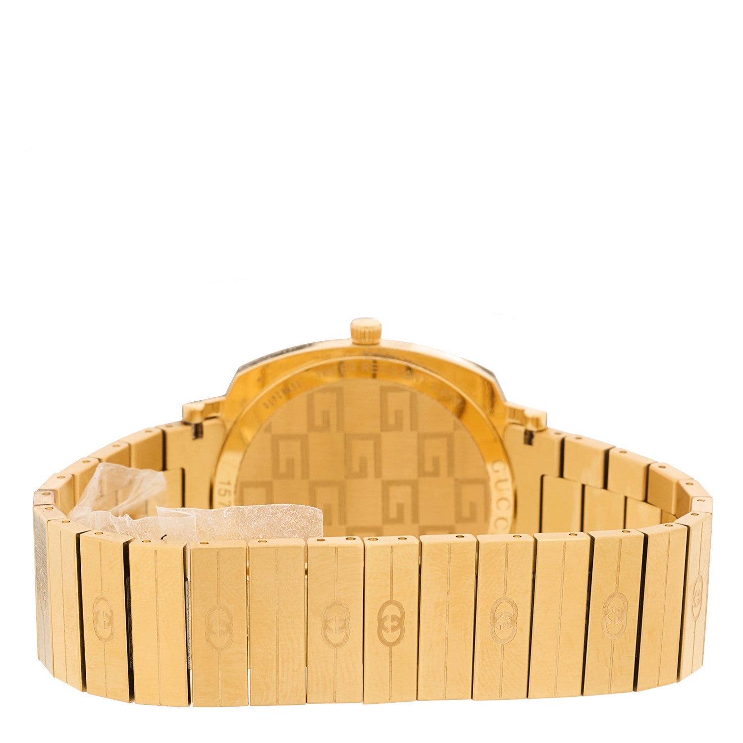 Gucci Stainless Steel 38mm Grip Quartz Watch Gold 1842084