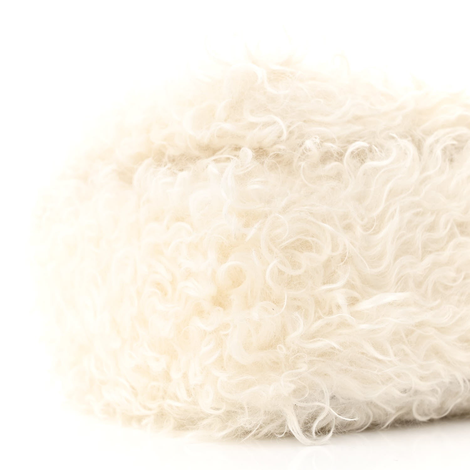 Burberry Mohair TB Lola Bag White 9 of 10