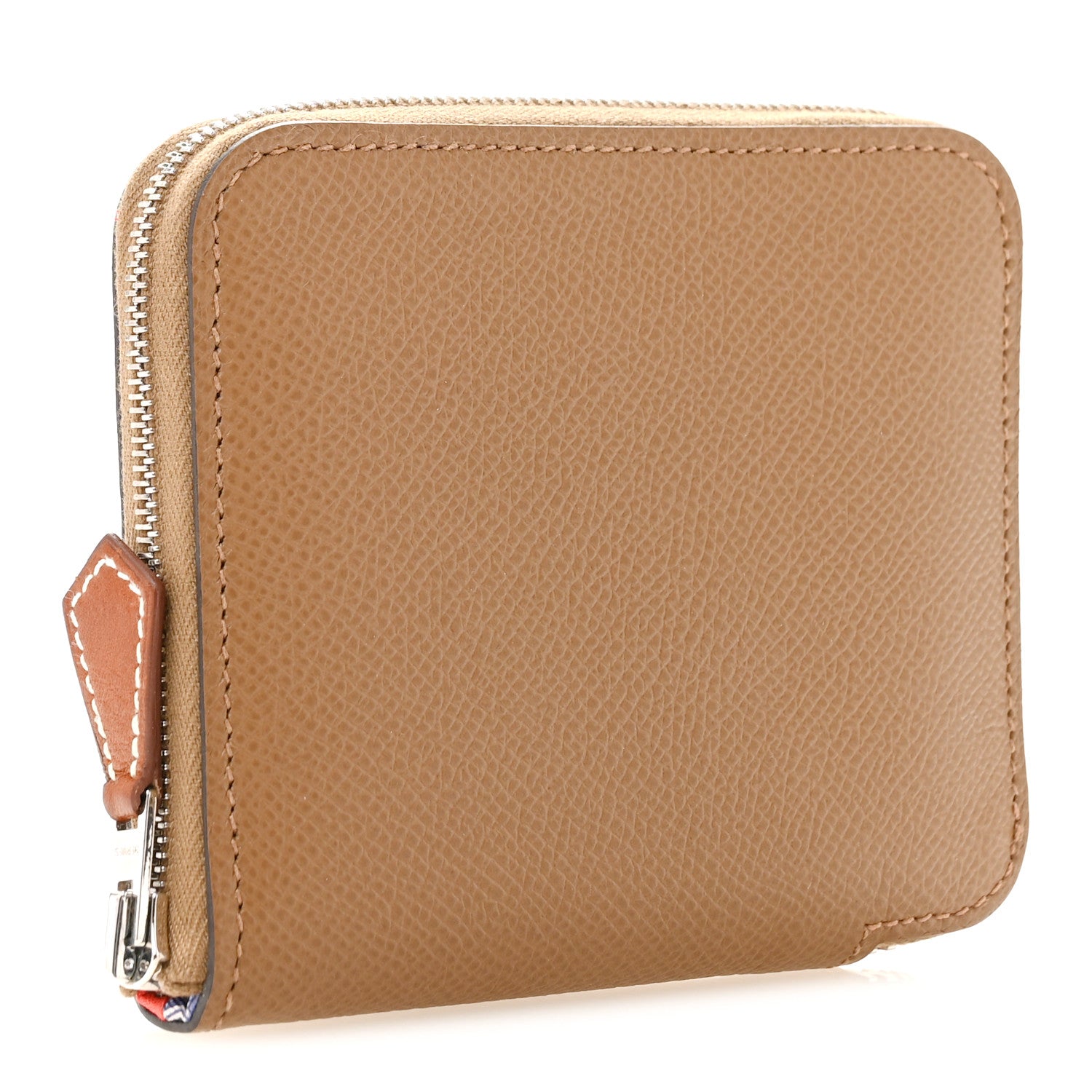 Hermes Epsom Silk'In Compact Wallet Alezan 3 of 8