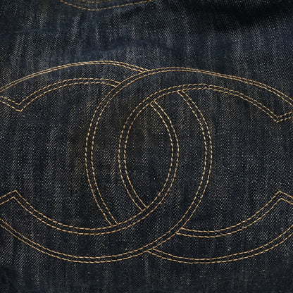 Chanel Denim XL Coco Cabas Tote Blue 9 of 16