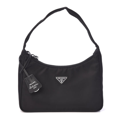 Prada Tessuto Nylon Mini Re-Edition 2000 Bag Black 1 of 8