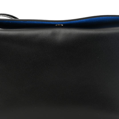 Celine Smooth Lambskin Trio Flap Crossbody Bag Black 8 of 11