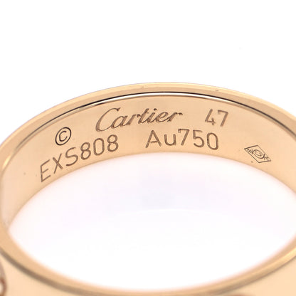 Cartier 18K Yellow Gold 3.5mm LOVE Wedding Band Ring 47 4 7 of 10