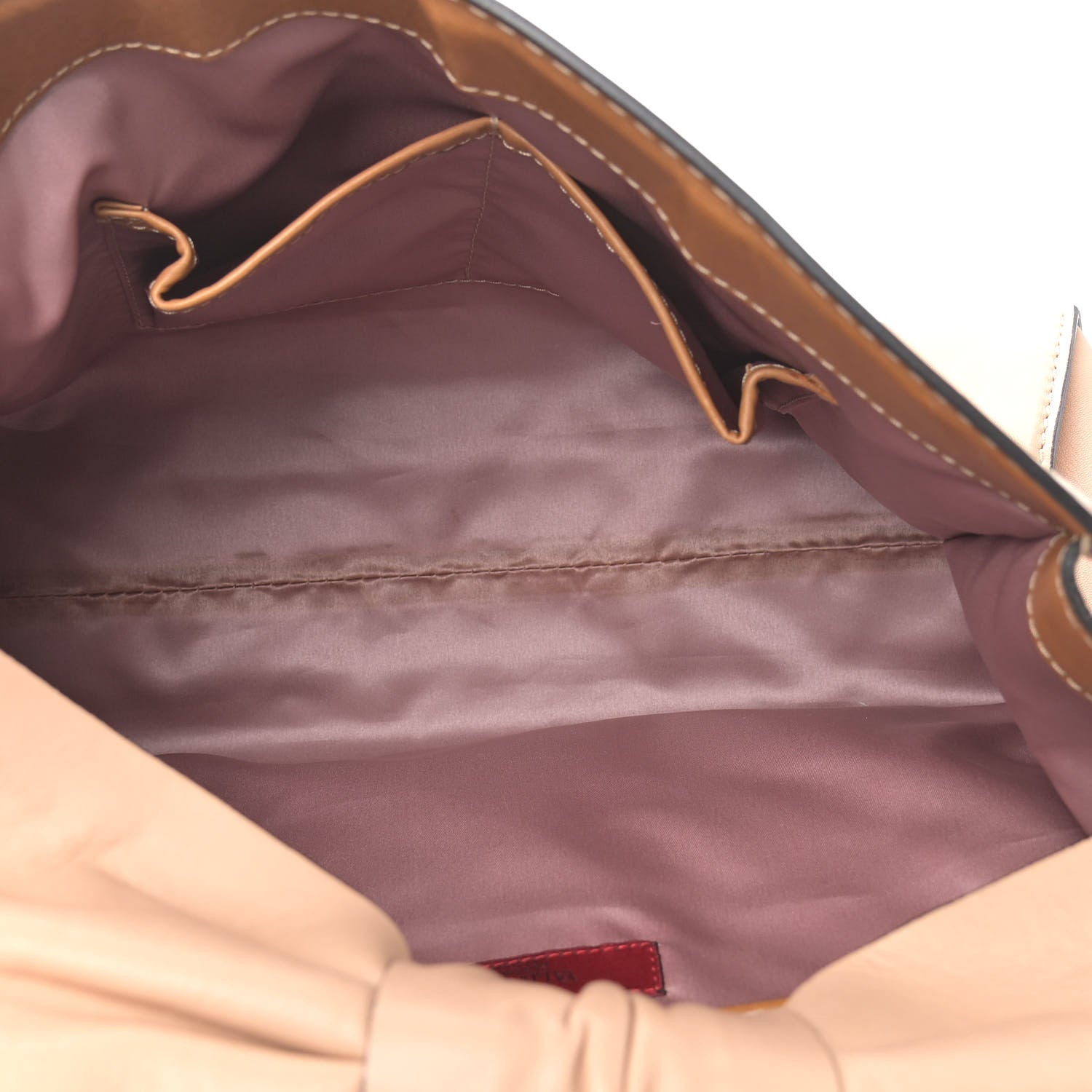 Valentino Garavani Nappa Large Aphrodite Bow Satchel Taupe 5 of 9