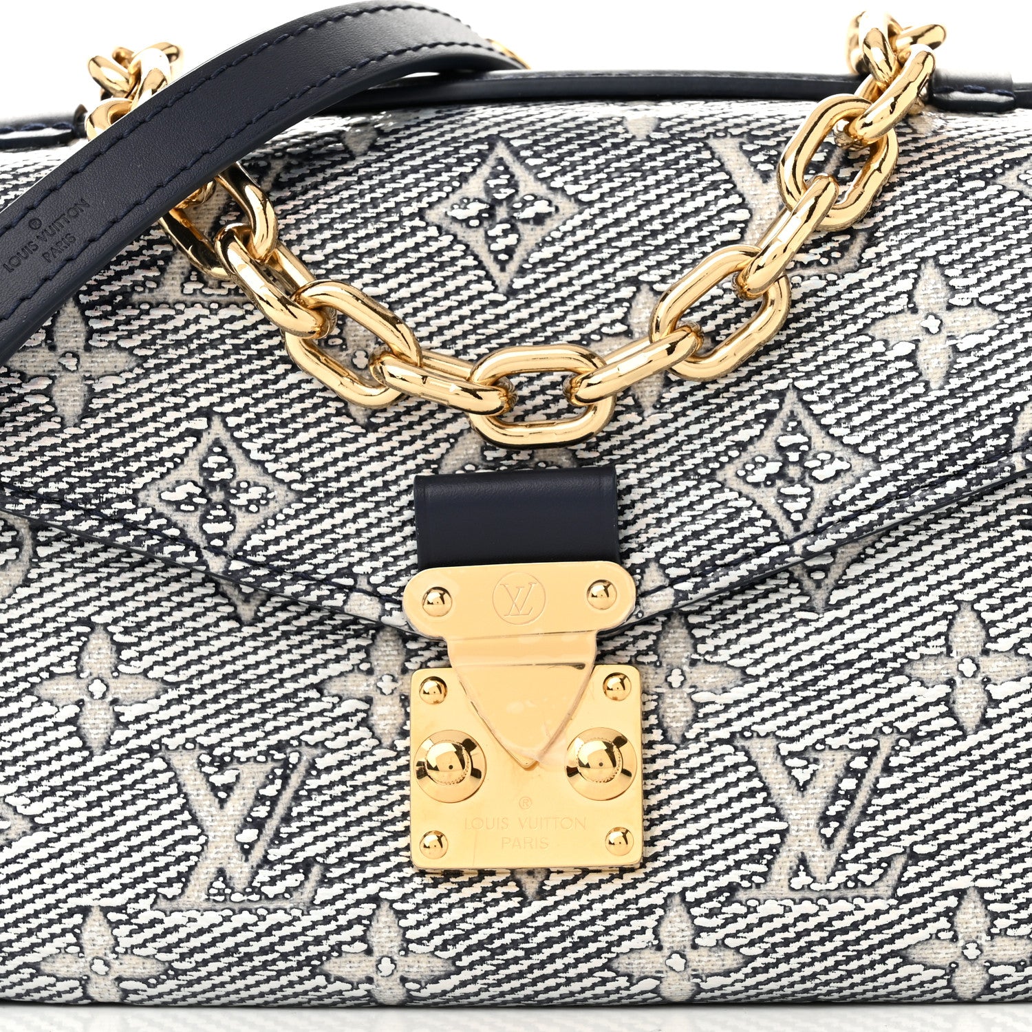 Louis Vuitton Monoglam Pochette Metis East West Blue 7 of 9