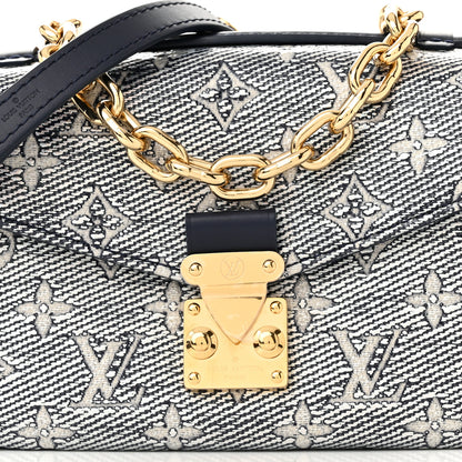Louis Vuitton Monoglam Pochette Metis East West Blue 7 of 9
