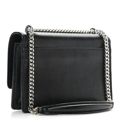 Saint Laurent Calfskin Monogram Sunset Chain Wallet Black 5 of 27