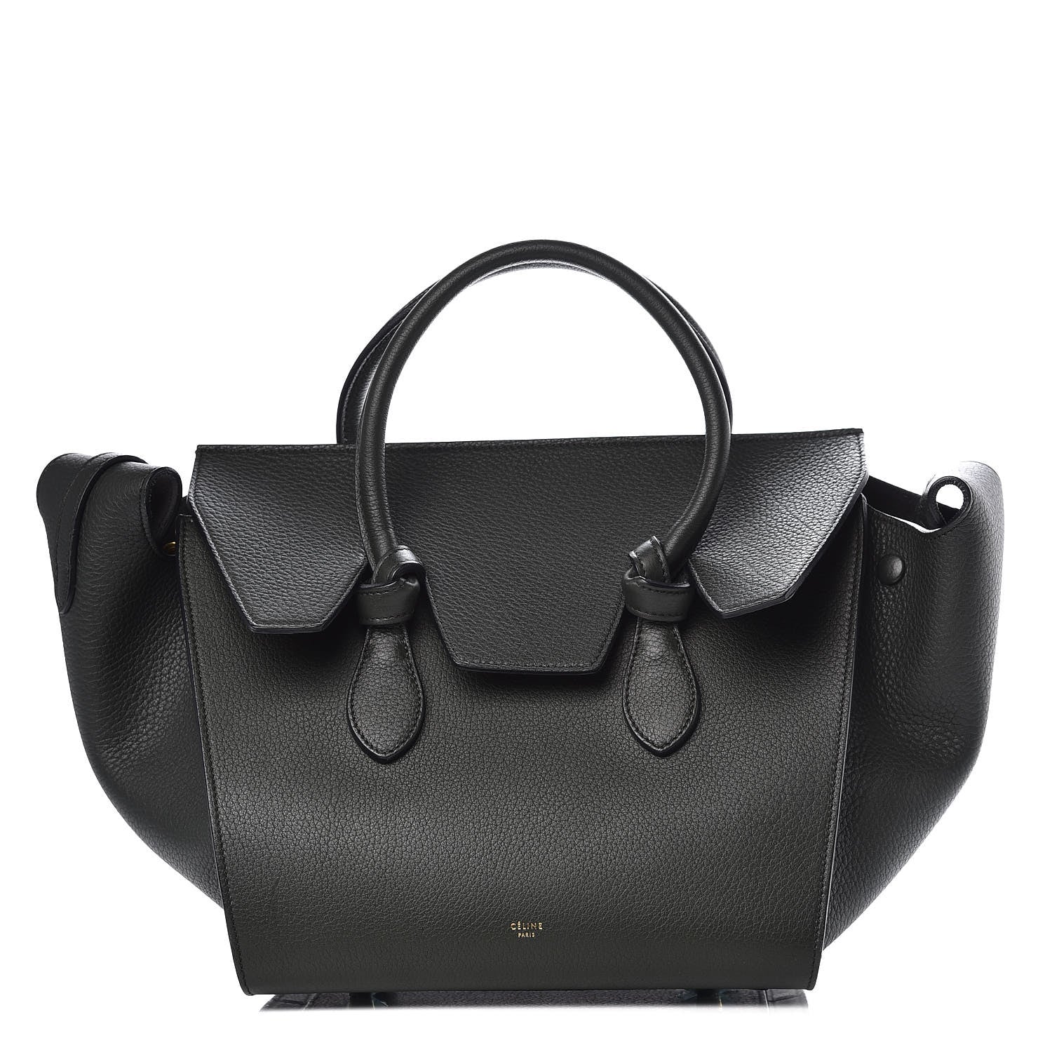Celine Grained Calfskin Small Tie Knot Tote Anthracite 1 of 10