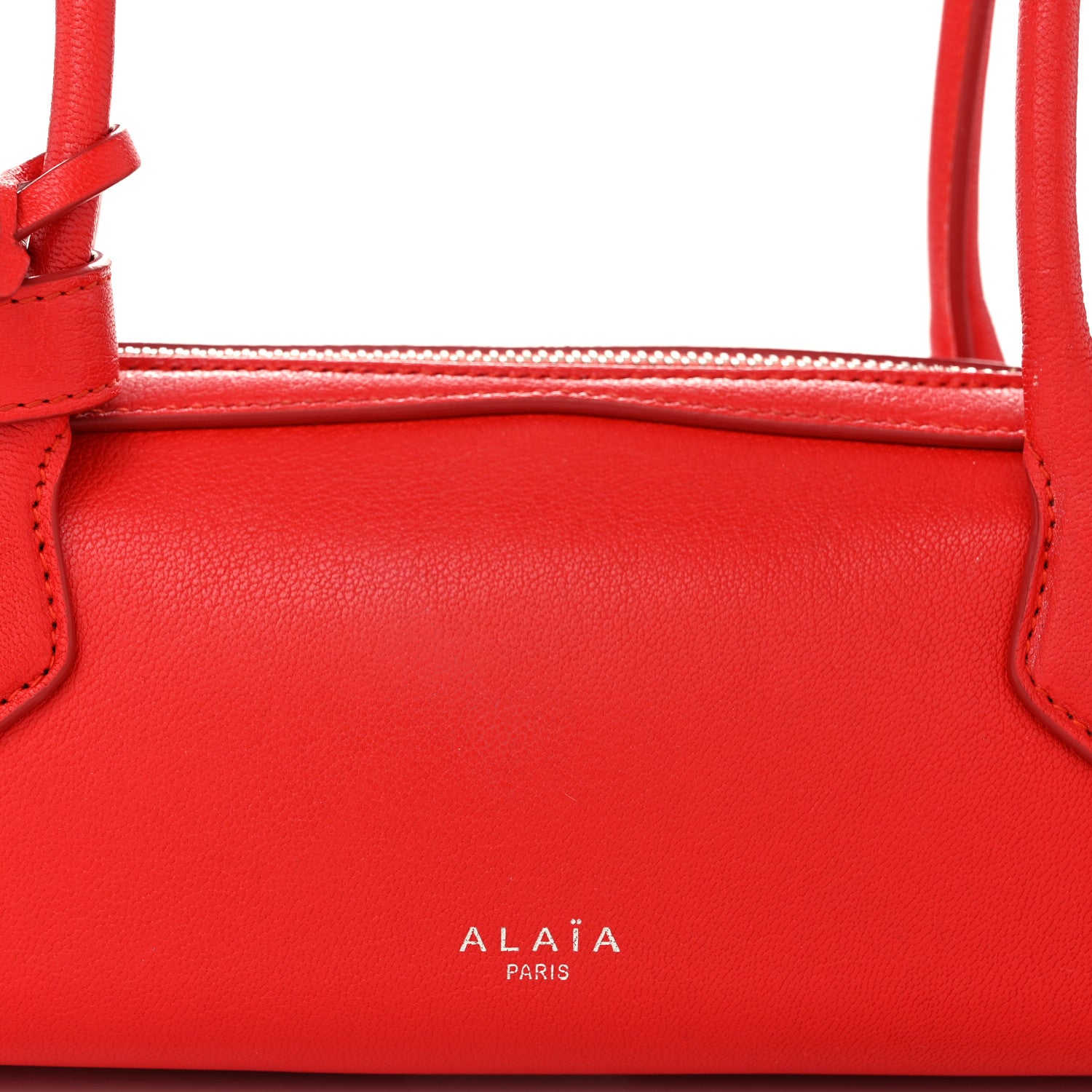 Alaia Goatskin Small Le Teckel Bag Rouge 9 of 12