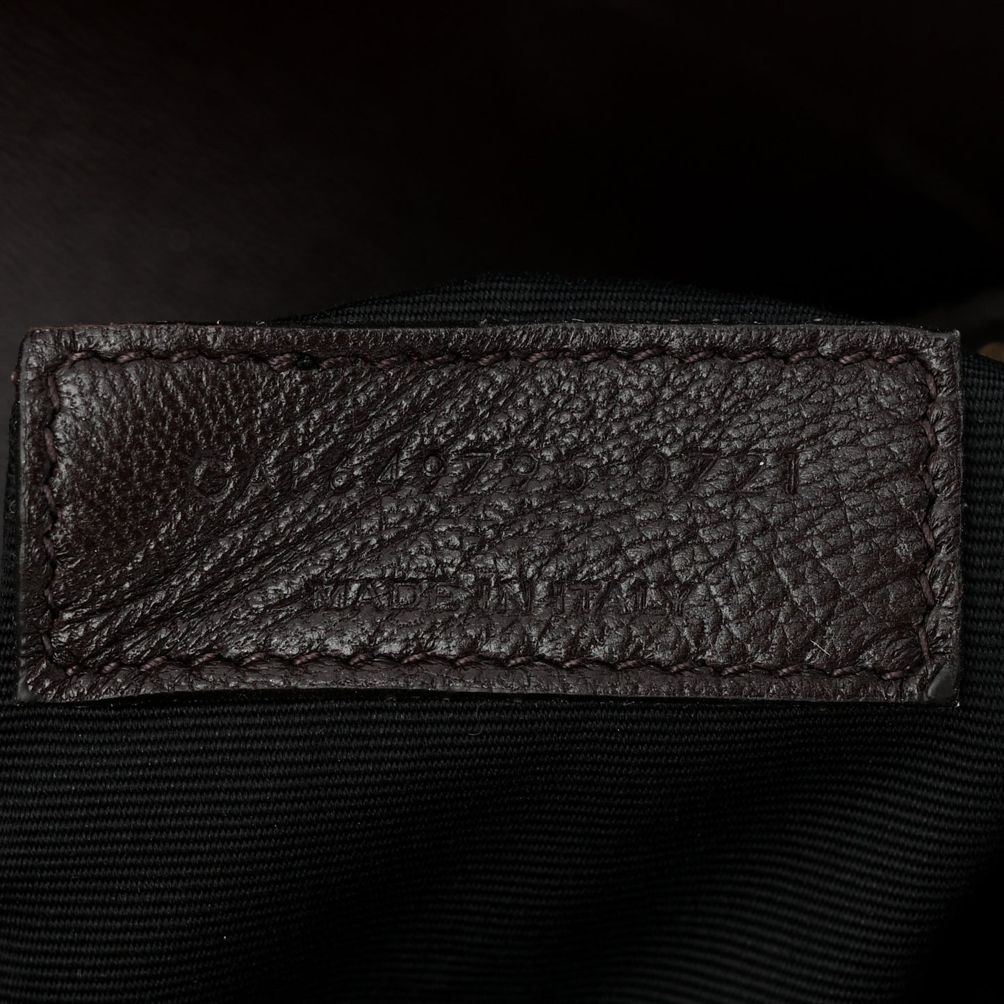 Shiny Crocodile Embossed Calfskin Le Maillon Satchel Coffee