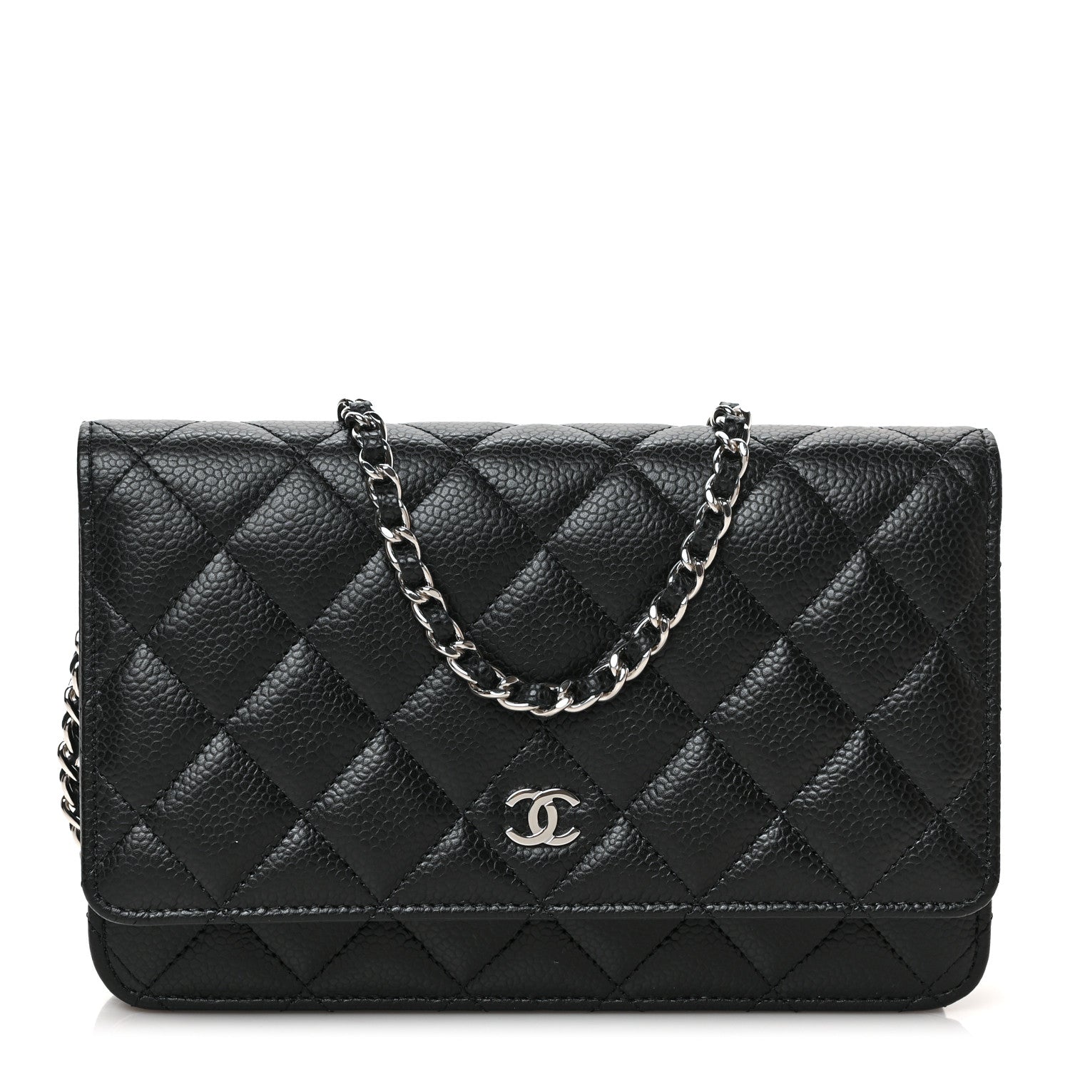 Chanel Caviar Quilted Wallet on Chain WOC Black 1 of 9
