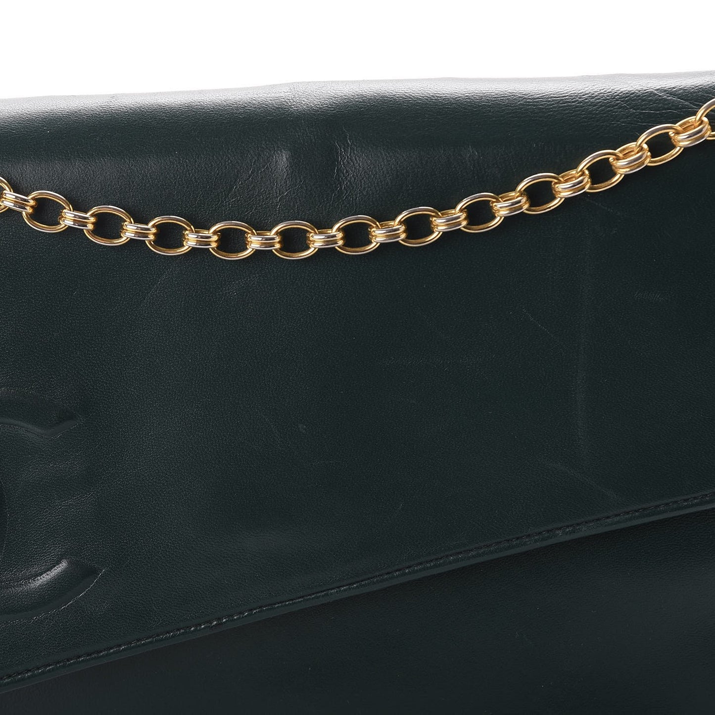 Lambskin CC Single Flap Green