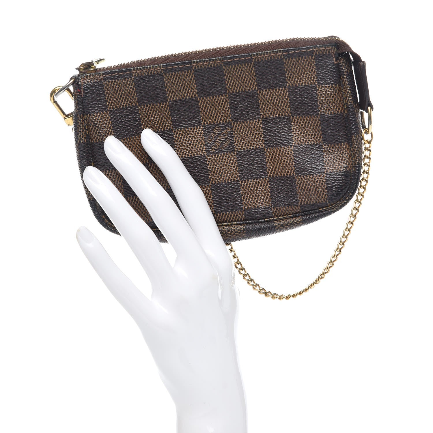 Louis Vuitton Damier Ebene Mini Pochette Accessories 2 of 7
