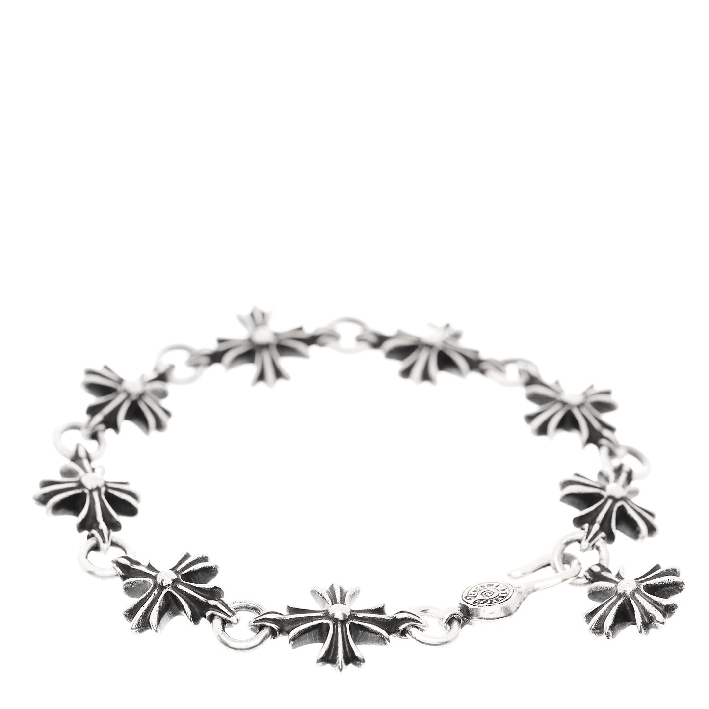 Sterling Silver Cross Bracelet