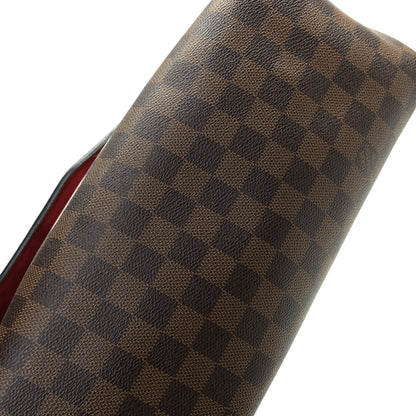 Louis Vuitton Damier Ebene Beaubourg MM Scarlet 13 of 16