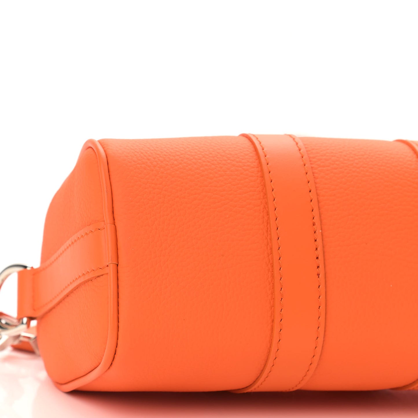 Grained Calfskin Aerogram Keepall XS Orange