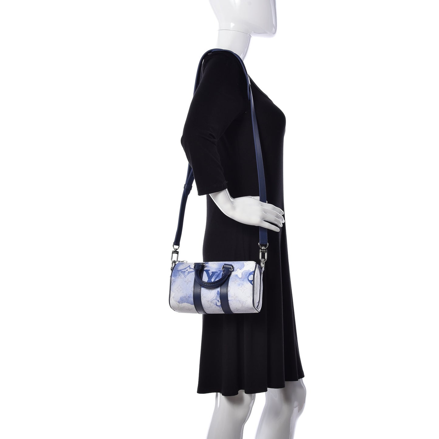 Monogram Watercolor Keepall XS Blue