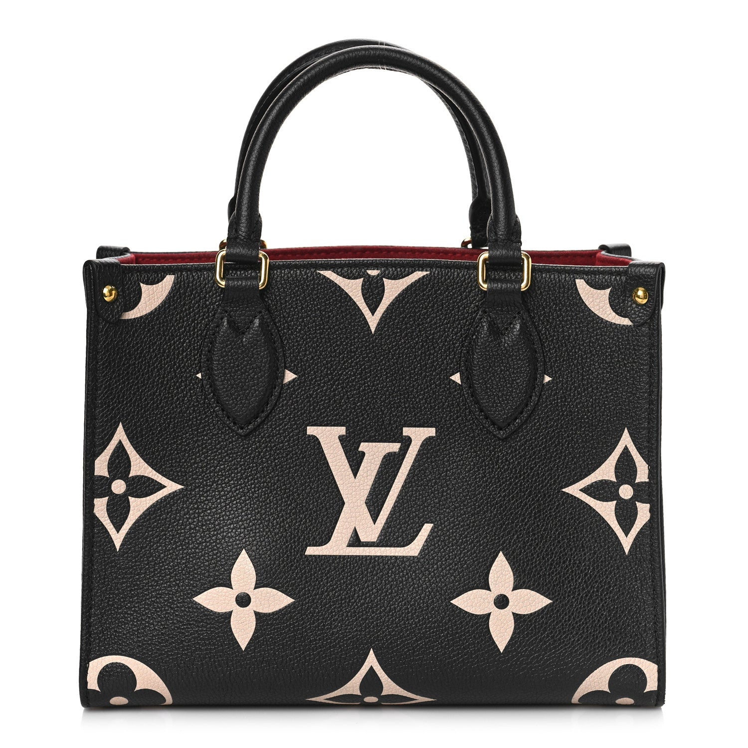 Louis Vuitton Empreinte Monogram Giant Onthego PM Black Beige 1 of 9