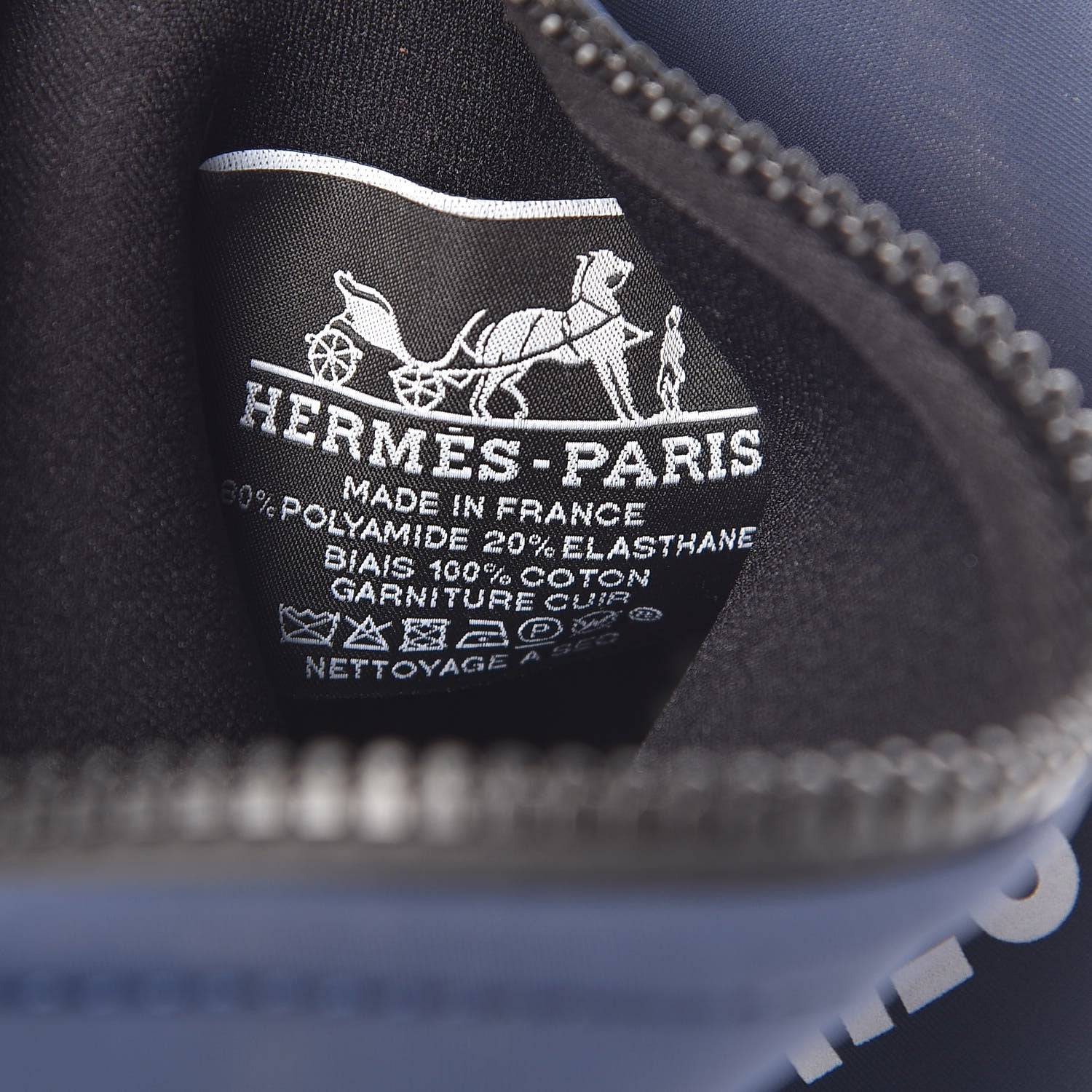 Hermes Neoprene Neobain Small Case Bleu 6 of 9