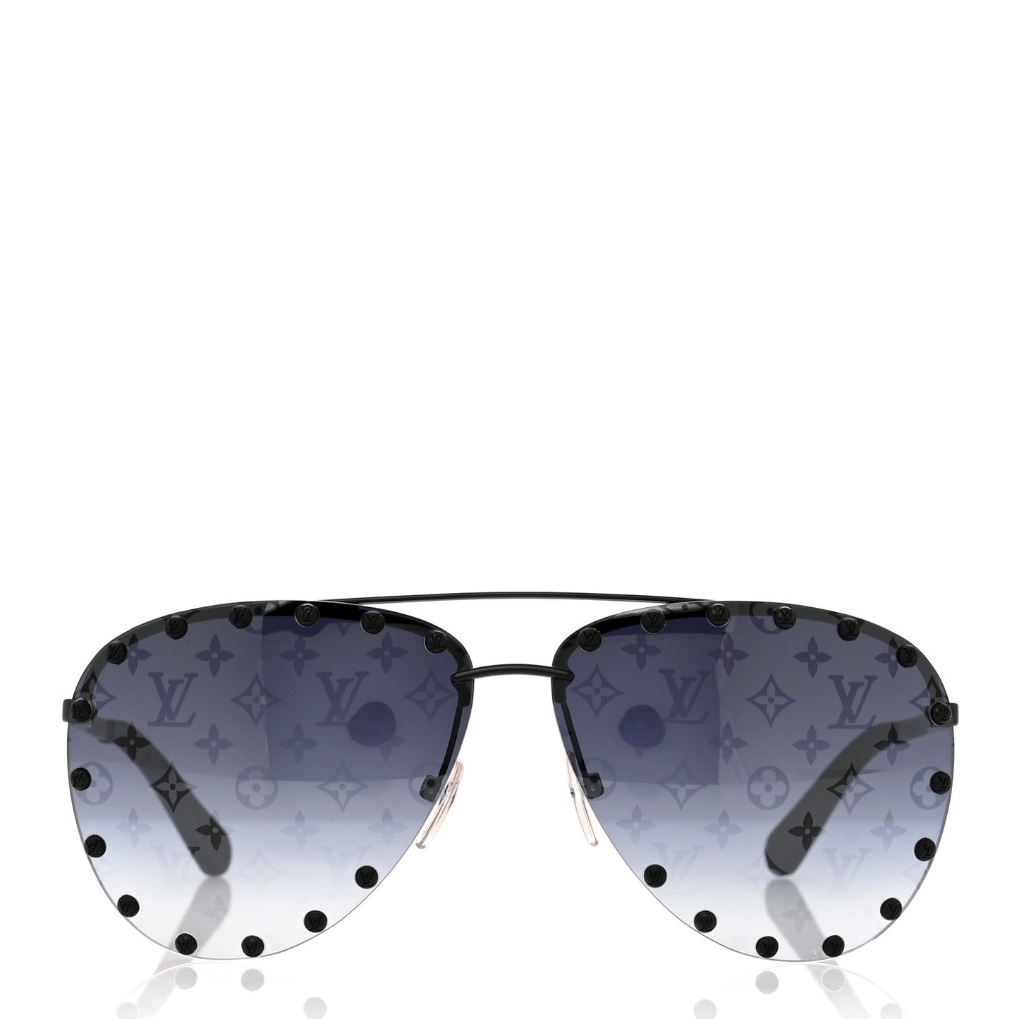 Monogram The Party Aviator Sunglasses Z0971U Black