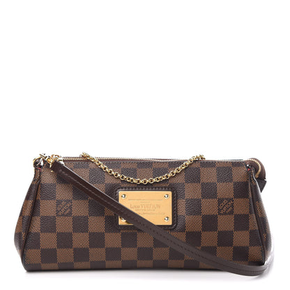 Louis Vuitton Damier Ebene Eva Clutch 1 of 11